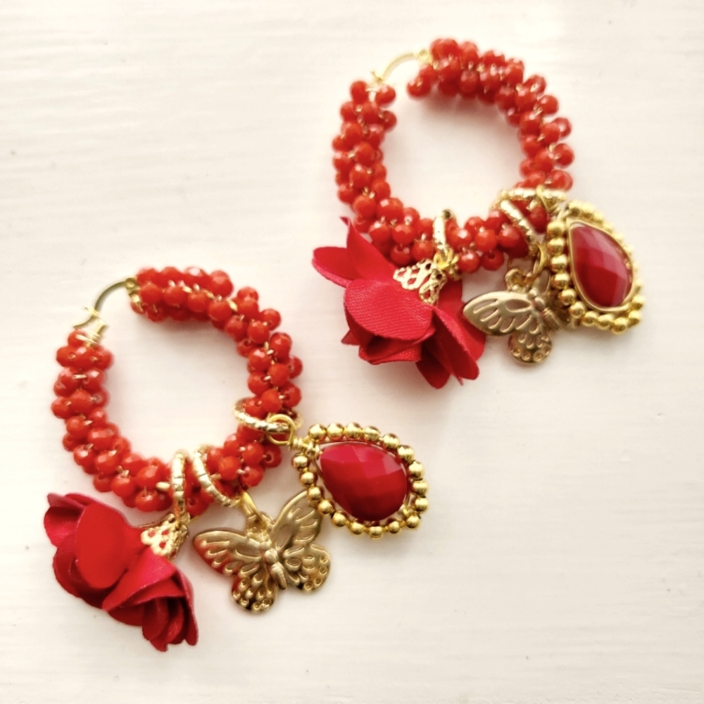 Crystal hoops